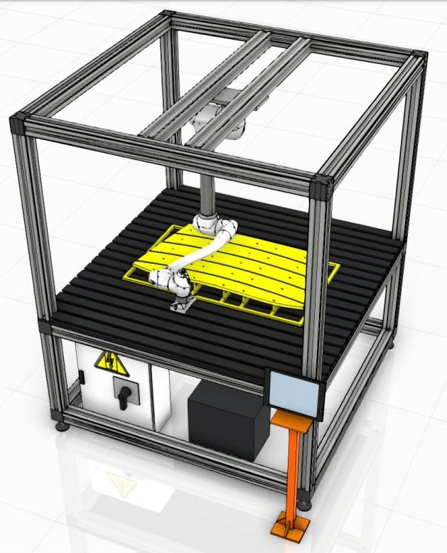 Фото Роботизированная ячейка по автоматизации шлифовки и полировки деталей RTC-PLH-D